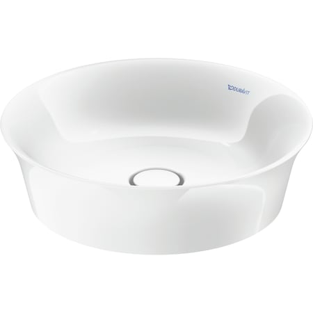 Duravit White Tulip Washbowl 16 7/8  White High Gloss, Number Of Faucet Holes: 0, Ground - 2362430079